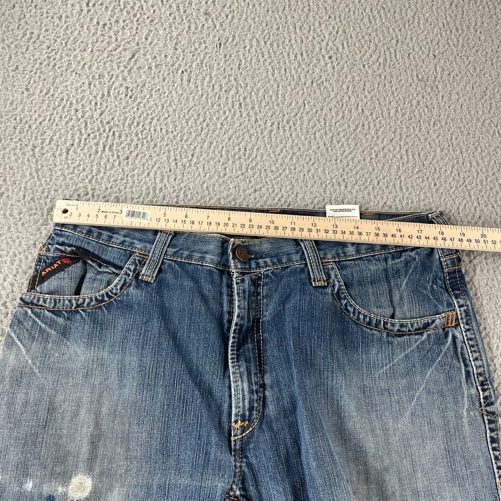 ARIAT FR Low Rise M4 Low Rise Boot Cut Jeans Size 36x30 CAT2 Work Fire Resistant - Picture 11 of 13